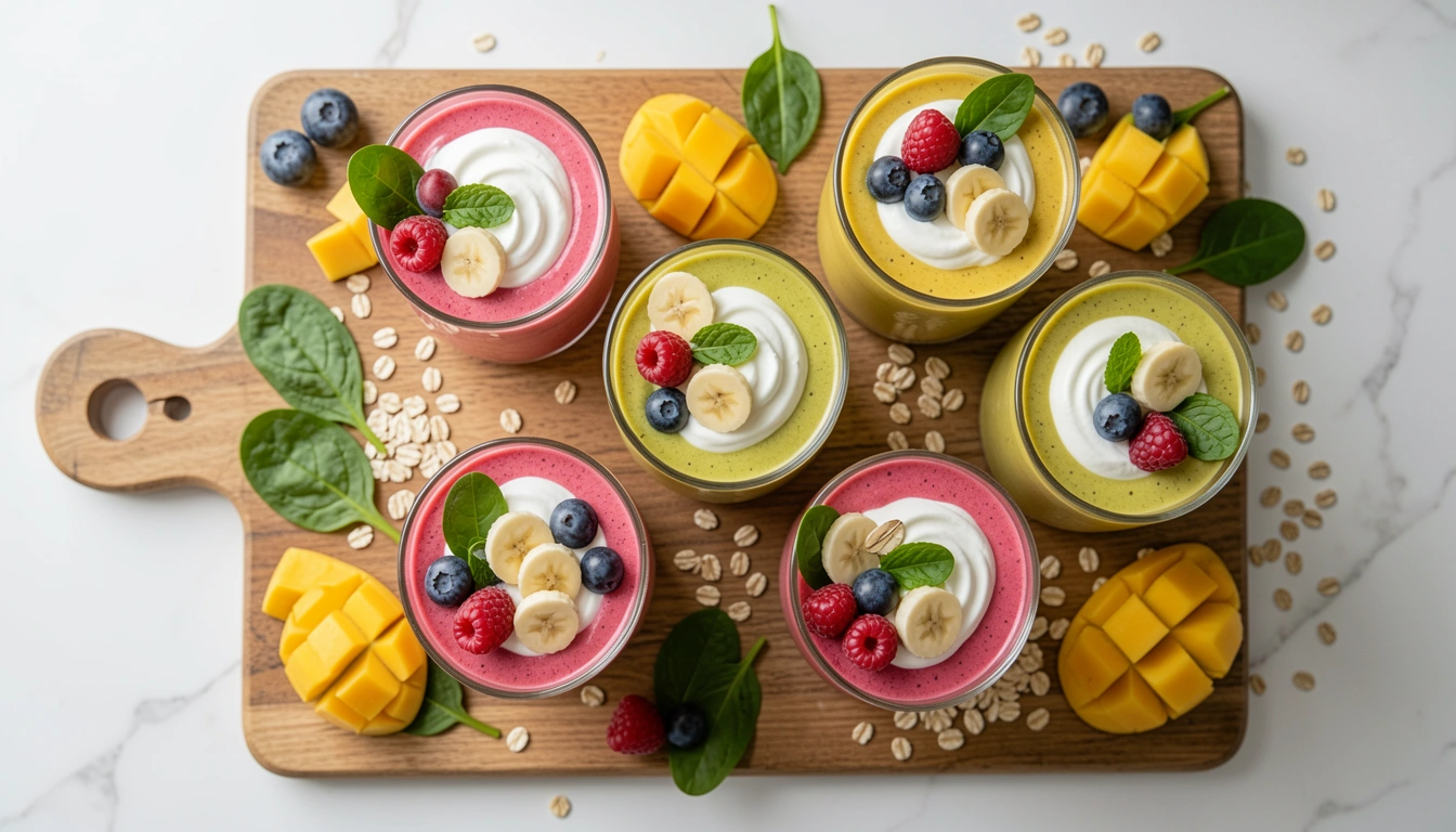 8 Breakfast Smoothie Recipes With Yogurt for Creaminess