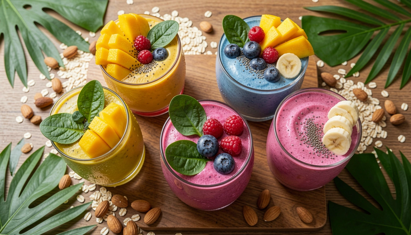 7 Dairy Free Breakfast Smoothie Recipes (Plant-Based)