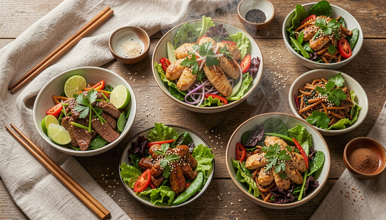 23 Asian Dinner Salad Recipes With Bold Flavors