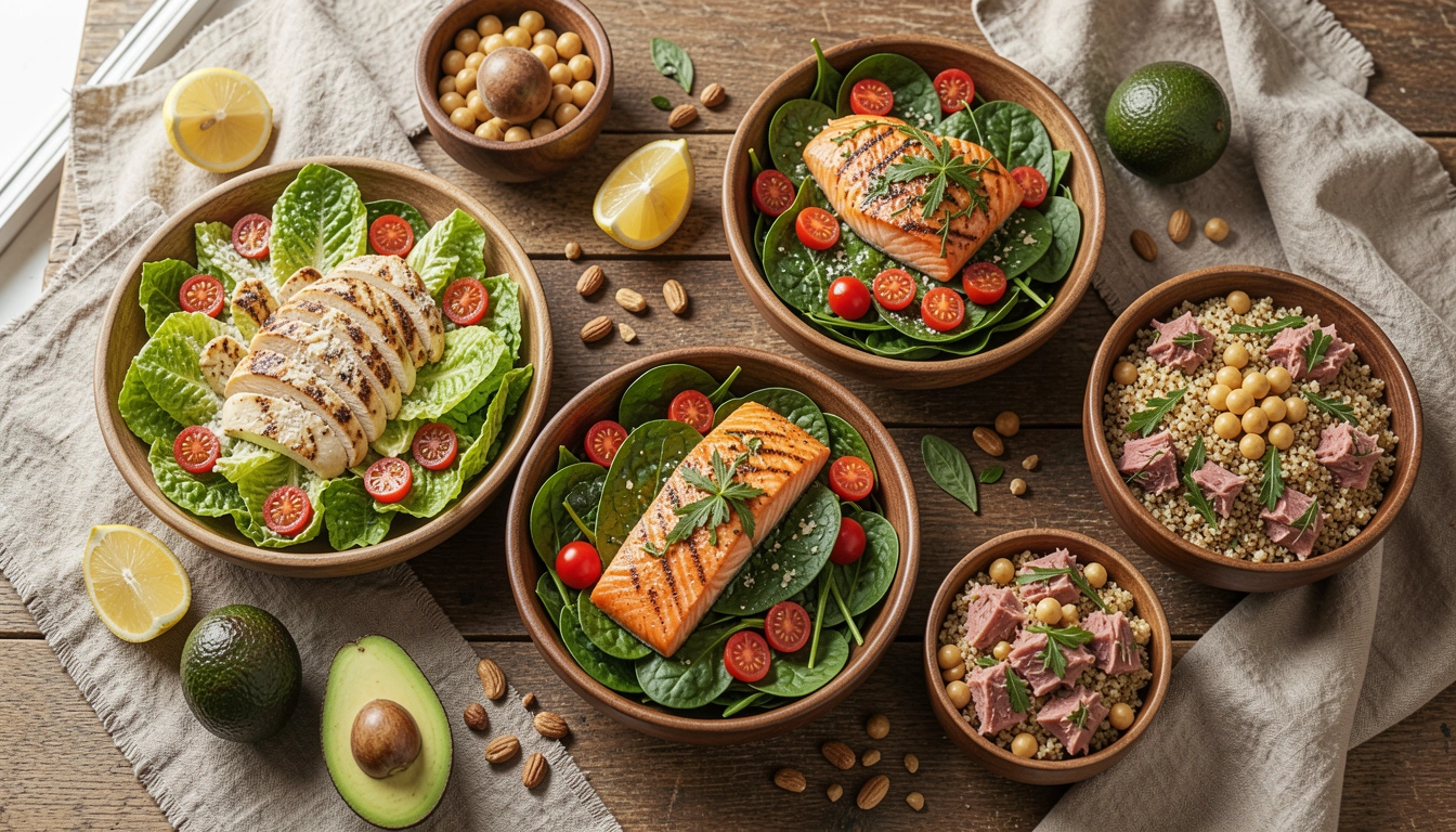 13 Protein Dinner Salad Recipes for Fitness Goals
