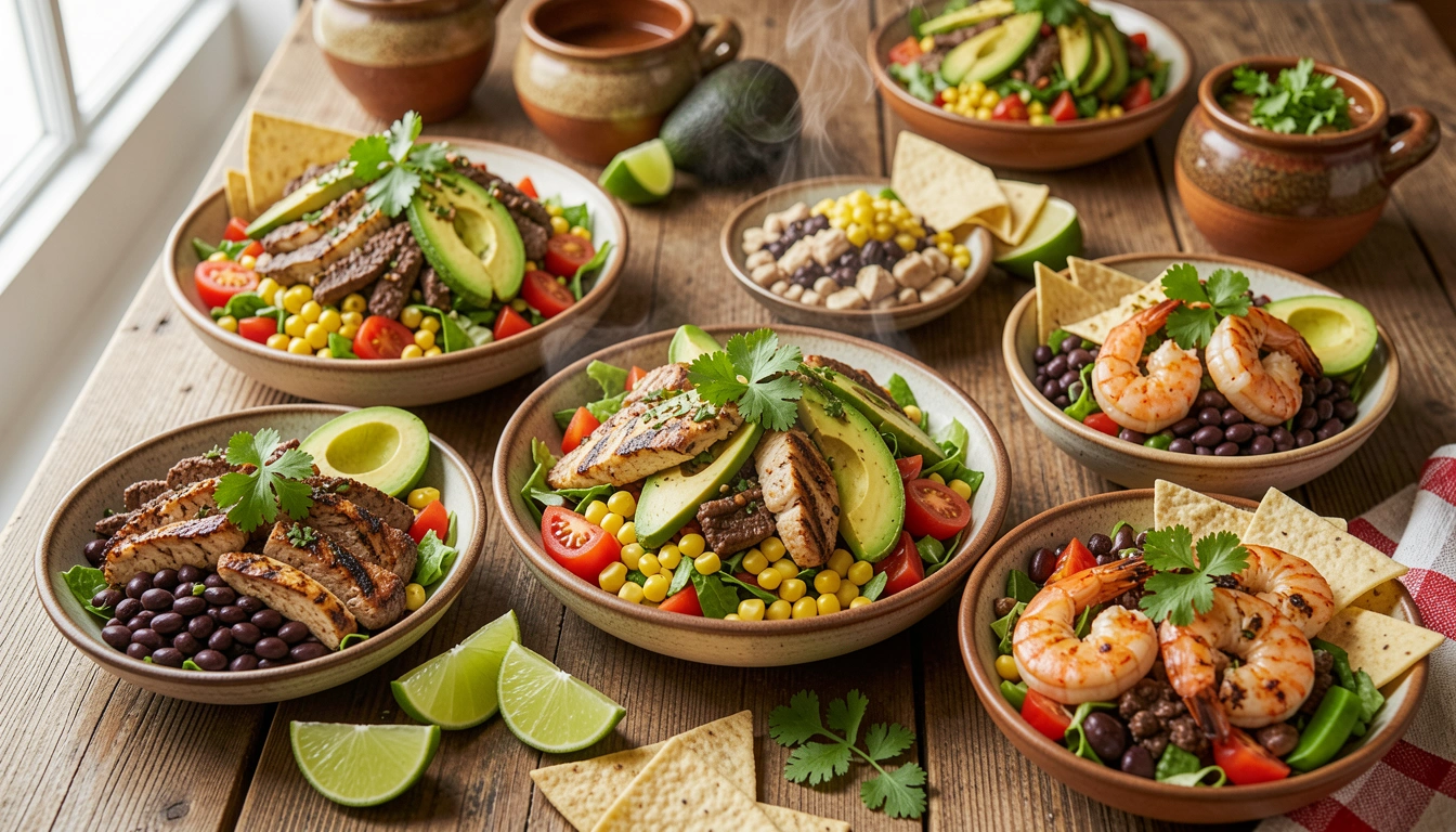 7 Mexican Dinner Salad Recipes for Fiesta Nights